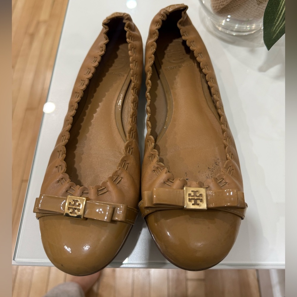 Tory Burch Tan Ballet Flats